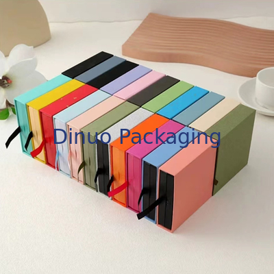 Boîte de papier imprimée par coutume recyclable vernissant le boîte-cadeau de tiroir de papier