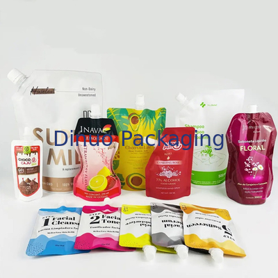 La catégorie comestible de paquet fait sur commande tiennent des sacs de poche de bec pour la boisson Juice Drink