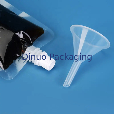 L'impression faite sur commande de gravure tiennent la boisson transparente Juice Spout Pouch de poches liquides