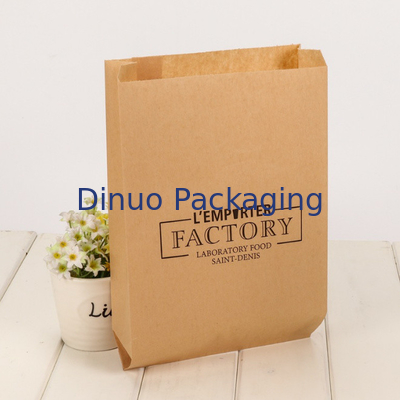 Sac inférieur de papier d'emballage de Logo Printed Biodegradable Candy Gift de paquet d'astuce faite sur commande de sac