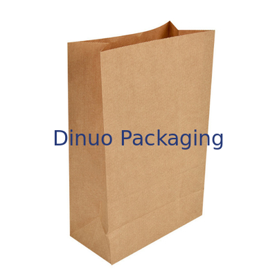 Sacs en papier à emporter faits sur commande de Papier d'emballage de transporteur de pain de Logo Print Deli Food Packaging