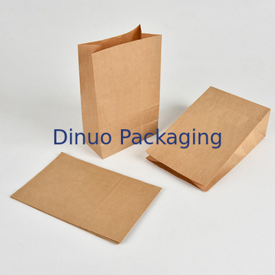 Sacs en papier à emporter faits sur commande de Papier d'emballage de transporteur de pain de Logo Print Deli Food Packaging