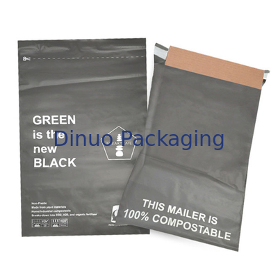 Annonce compostable du joint 100% d'individu la poly met en sac les sacs de expédition biodégradables pour l'habillement
