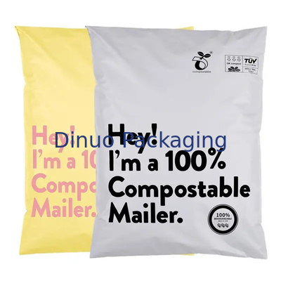 L'annonce imprimable compostable biodégradable met en sac l'emballage écologique léger