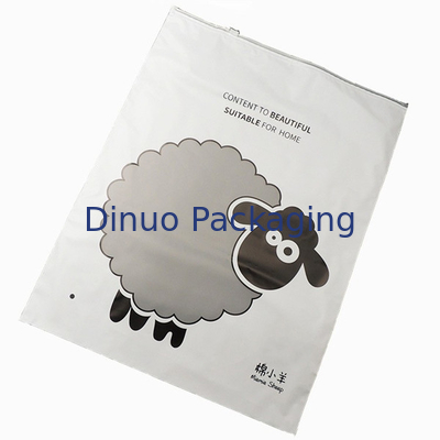 Sacs d'emballage CPE recyclables Sacs d'emballage CPE/PVC/PE à fermeture à glissière 17 X 20 cm