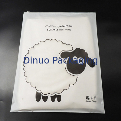 Sacs d'emballage CPE recyclables Sacs d'emballage CPE/PVC/PE à fermeture à glissière 17 X 20 cm