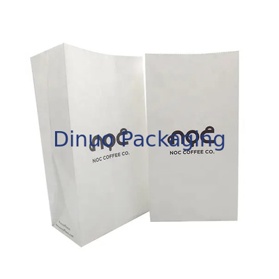 Les sacs en papier biodégradables d'auto-collant ont ciré/sacs en papier sulfurisés