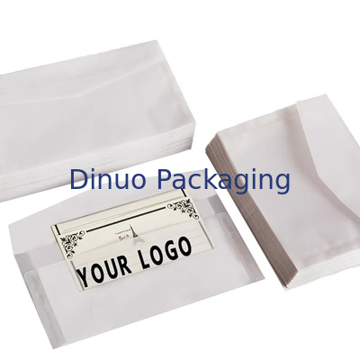 Le joint auto-adhésif biodégradable ciré des enveloppes de papier avec le logo fait sur commande