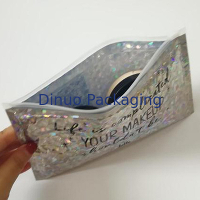 Couchage PVC sac à bulles fermeture à glissière cosmétique