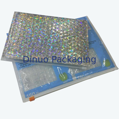 Poly Air Zip Lock Sac à lettres à bulles en plastique personnalisé à couleur claire gonflable avec logo