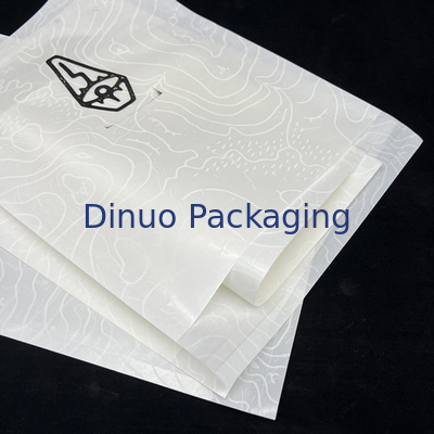 Enveloppe en papier vitreux imprimée sur mesure, imperméable à l'eau et écologique, compostable pour les emballages de vêtements