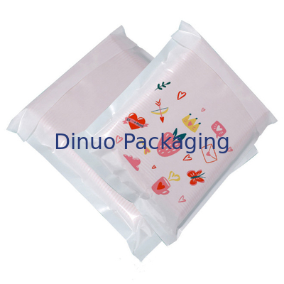 Logo personnalisé Imprimé Vêtements biodégradables Sac en papier vitreux Compostable Sac en papier cireux translucide