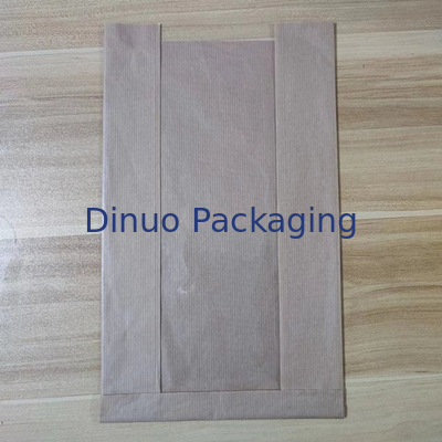 Poche en papier glacé lisse rectangulaire 100% biodégradable