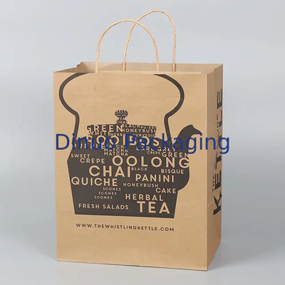 Sac de papier kraft sur mesure avec poignée