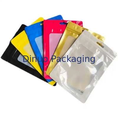 Sacs à glissière en plastique à glissière en plastique en PE transparent