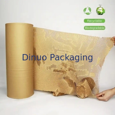 Emballage écologique biodégradable en papier de nid de miel enveloppement en rouleau de papier kraft brun