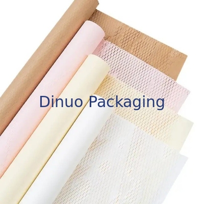 Emballage écologique biodégradable en papier de nid de miel enveloppement en rouleau de papier kraft brun