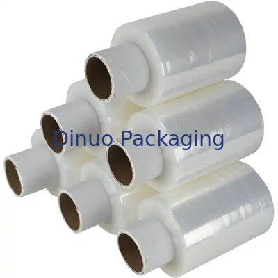 Films de déchirure et de rétrécissement rouges en LLDPE de 0,012 mm conçus avec une poignée en plastique