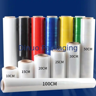 Film étirable couleur personnalisé de 100 cm de largeur pour les colis gros et lourds