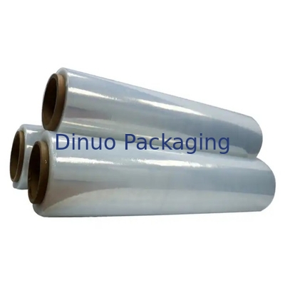 0.017mm Film étirable et rétrécissant personnalisé Accepté pour l'emballage des produits de rotation