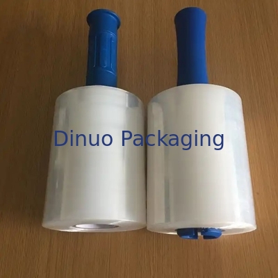 Film étirable et rétrécissant en LLDPE blanc personnalisable conçu avec poignée en plastique