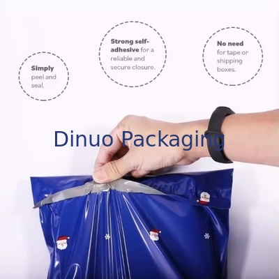 100 à 1000 sacs poly-mailer avec bande auto-collante légère et facile à fermer