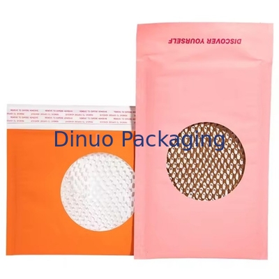 Compostable Papeterie à base de faisceau de miel enduite en papier kraft Enveloppe express Biodégradable Courriers antichocs