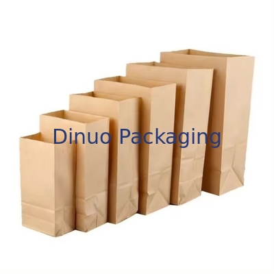 Sacs en papier personnalisés Sacs en papier kraft recyclables de qualité alimentaire