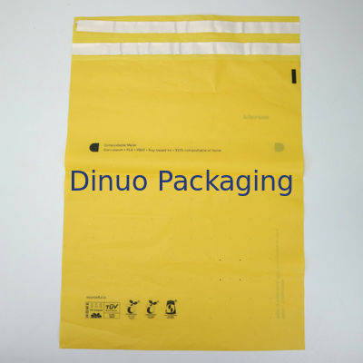 Des sacs de courrier à bande adhésive auto-collante poly composable 100% Emballage écologique