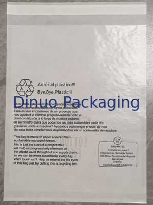 Sacs en papier personnalisés à trois côtés recyclables pour les nécessités quotidiennes
