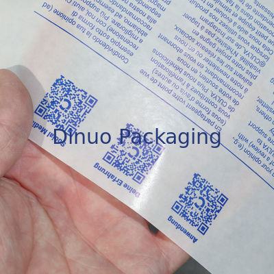 Enveloppe en papier vitreux certifiée FSC recyclable Choix écologique unilatéralement semi-transparent unilatéralement 100% transparent
