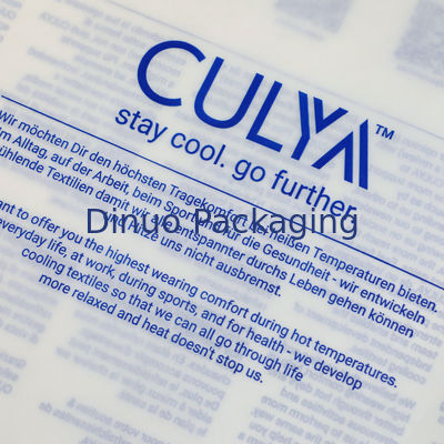 Enveloppe en papier vitreux certifiée FSC recyclable Choix écologique unilatéralement semi-transparent unilatéralement 100% transparent