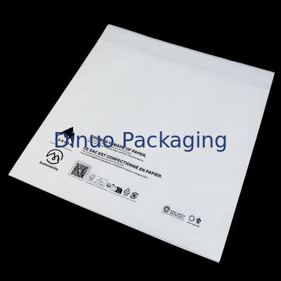 Sac biodégradable transparent de relief en gros de papier ciré d'auto-collant d'enveloppe de Mini Semi Disposable Self Seal