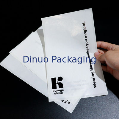 Sac biodégradable transparent de relief en gros de papier ciré d'auto-collant d'enveloppe de Mini Semi Disposable Self Seal