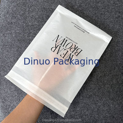 Produits alimentaires Sacs en papier de cire translucide biodégradable avec bande adhésive