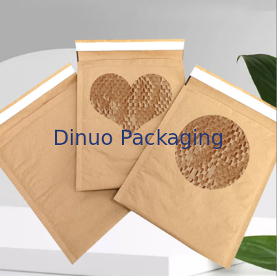 Enveloppe en papier alvéolé antichoc personnalisable, sac en papier écologique pour l'expédition
