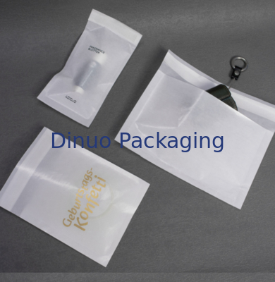 Logo personnalisé Sac en papier vitreux translucide Enveloppe en papier semi-transparent écologique