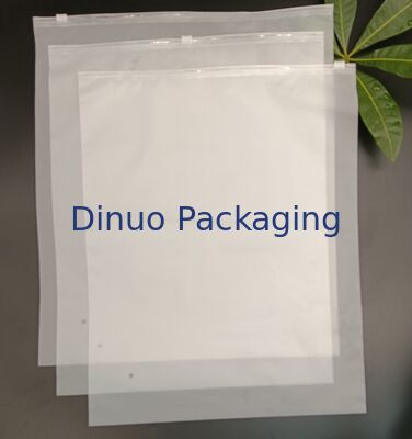 Sac zippé CPE réutilisable, polyvalent, durable, fermeture sécurisée pour vêtements et petits objets