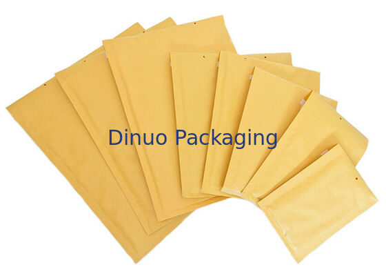 60 à 180 grammes Kraft Cushion Bubble Mailers avec enveloppes rembourrées lourdes d'épaisseur de 3 à 4 mm Idéales pour l'expédition