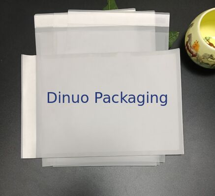 Compostable Glassine Paper Bags Three Side Seal Self Sealing Greaseproof Heat Resistant For Crafts And Small Items