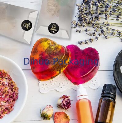 Sacs en papier vitreux de qualité alimentaire à l'épreuve de la graisse Sacs jetables translucides pour petits collations de boulangerie