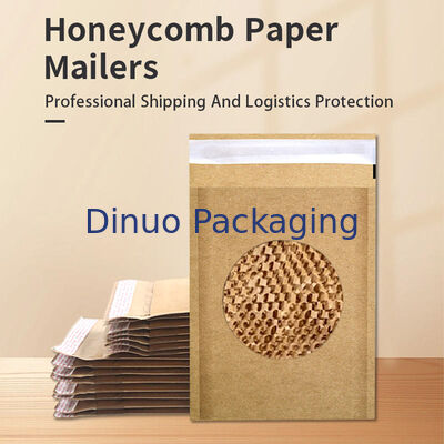 Sacs en papier en nid d'abeille rembourrés en papier léger qui répondent aux normes USPS et aux normes des transporteurs maritimes, parfaits pour un emballage sûr