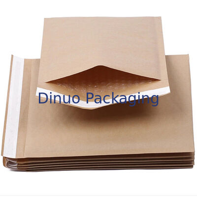Papeterie ondulée 45 GSM Papeter Bubble Mailer Impression personnalisée Option d'emballage écologique pour une expédition et une manipulation sécurisées