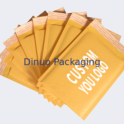 Mailer de papier Kraft naturel brun 6 couleurs d'impression d'emballage écologique Mailer conçu pour la livraison sûre des produits