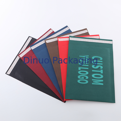 Mailer de papier Kraft naturel brun 6 couleurs d'impression d'emballage écologique Mailer conçu pour la livraison sûre des produits