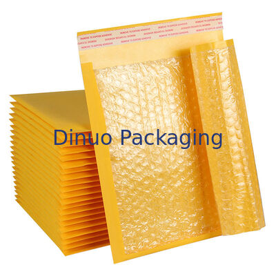 Taille standard 7 Kraft Bubble Mailers Logo personnalisé Expédition express Emballage de protection durable Enveloppes pour sécuriser