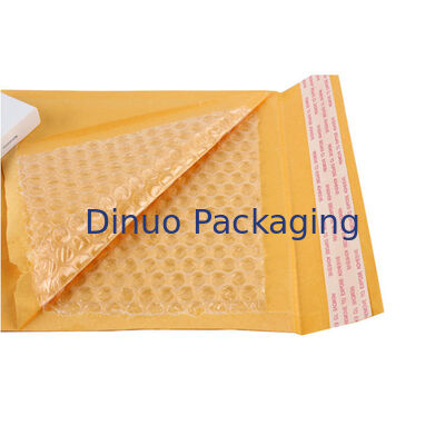 Express Kraft Bubble Mailers Tailles différentes Logo personnalisé Enveloppes rembourrées durables pour des besoins d'emballage et d'expédition sûrs