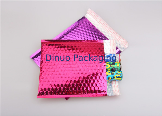 Enveloppes métalliques roses d'annonces de bulle/enveloppe de bulle pour les produits électroniques