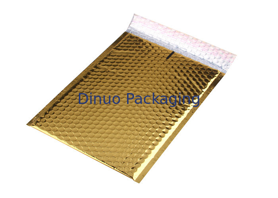 Annonces métalliques de bulle d'or/enveloppes matelassées décoratives adaptées aux besoins du client imprimées