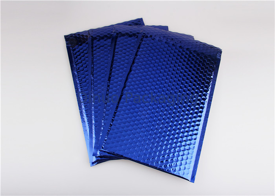 Enveloppes matelassées bleues d'annonces métalliques de bulle de résistant à l'eau 8,5" X14.5 » #3